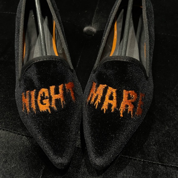 BRAND NEW ASOS NIGHTMARE HALLOWEEN COLLECTION LOAFERS SZ 6 US WOMEN - Picture 2 of 4